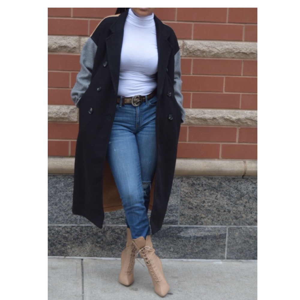 Colorblock trench - Picture 3 of 5